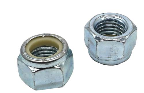 1-1/4 -7 ZINC PLATED STANDARD NYLON INSERT LOCK NUT GRADE A