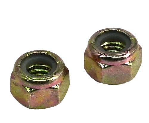 1/4-20 ZINC/YELLOW NYLON INSERT LOCK NUT GRADE 8