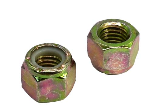 F-59906 5/8-11 ZINC/YELLOW NYLON INSERT LOCK NUT GRADE 8