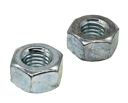 1/4-20 ZINC PLATED HEAVY HEX NUT A563 GRADE A