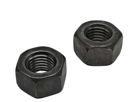 1/4-20 PLAIN FINISH HEAVY HEX NUT A563 GRADE A