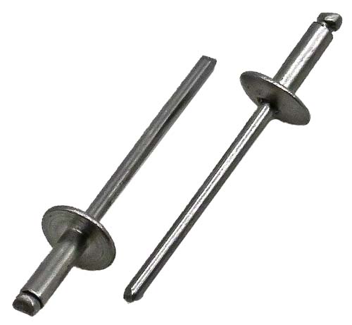 (SSBL4-4S) 1/8 X .250 MAX GRIP STAINLESS STEEL RIVET