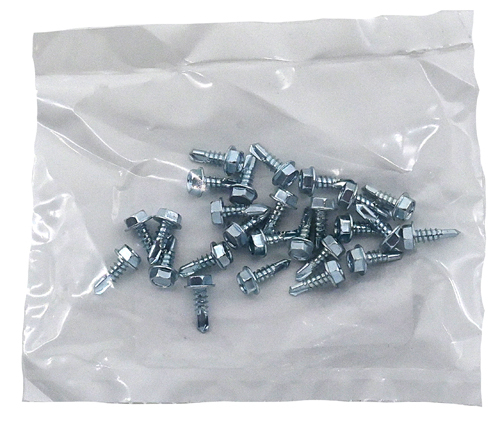 F-63343PB2 1/4 X 1-1/4 ZINC PLATED HEX WASHER HEAD DRILLER SCREW / BAG QUANTITY: 100 PIECES