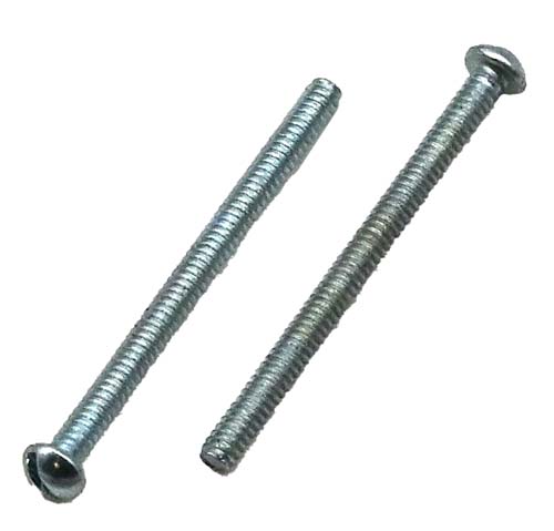 #6-32 X 3 ZINC PLATED SLOTTED ROUND HEAD MACHINE SCREW