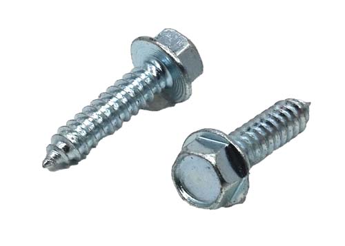 1/4 X 1 ZINC PLATED HEX WASHER HEAD UNSLOTTED TAPPING SCREW TYPE AB