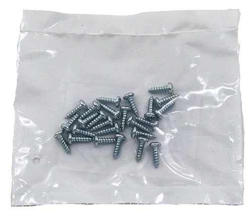 F-66855PB1 #10 X 1 ZINC PLATED PHILLIPS PAN HEAD TAPPING SCREW - TYPE A / BAG QUANTITY: 100 PIECES
