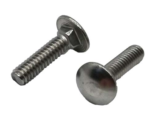 1/4-20 X 1 STAINLESS STEEL CARRIAGE BOLT GRADE 304 (18-8)