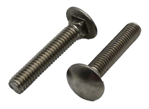 5/16-18 X 1-3/4 STAINLESS STEEL CARRIAGE BOLT GRADE 304 (18-8)