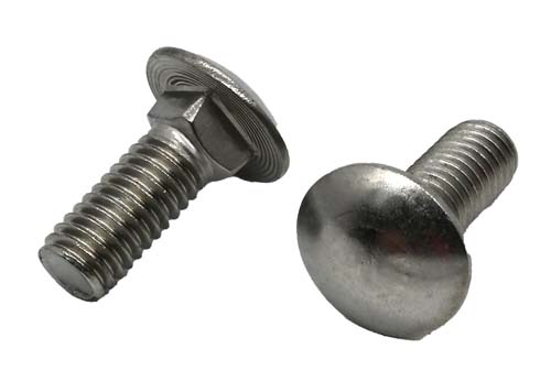 3/8-16 X 1 STAINLESS STEEL CARRIAGE BOLT GRADE 304 (18-8)