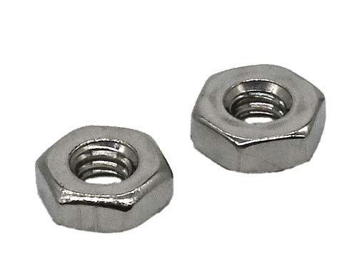 #2-56 STAINLESS STEEL MACHINE SCREW NUT GRADE 304 (18-8)