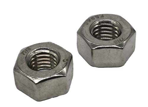 1/4-20 STAINLESS STEEL HEAVY HEX NUT GRADE 304 (18-8)