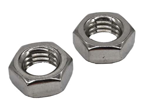 1/4-20 STAINLESS STEEL HEX JAM (THIN) NUT GRADE 304 (18-8)