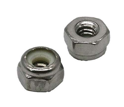 #12-24 STAINLESS STEEL NYLON INSERT LOCK NUT GRADE 304 (18-8)