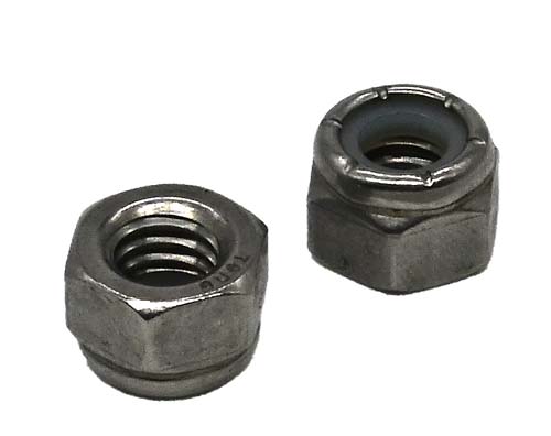5/16-18 STAINLESS STEEL NYLON INSERT LOCK NUT GRADE 304 (18-8)