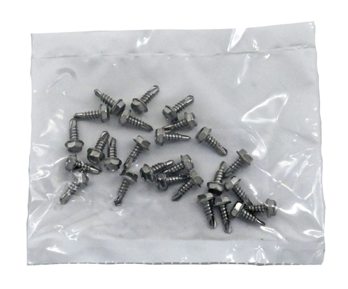 F-88683PB2 1/4-14 X 1 STAINLESS STEEL HEX WASHER HEAD DRILLER SCREW GRADE 410 / BAG QUANTITY: 100 PIECES