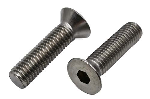 #8-32 X 7/8 STAINLESS STEEL FLAT HEAD SOCKET CAP SCREW GRADE 304 (18-8)