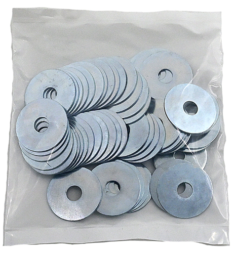 F-93258PB2 5/16 X 1-1/4 ZINC PLATED FENDER WASHER / BAG QUANTITY: 100 PIECES