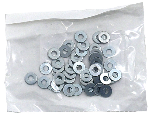 F-93370PB1 3/8 ZINC PLATED SAE(SMALL) FLAT WASHER / BAG QUANTITY: 100 PIECES