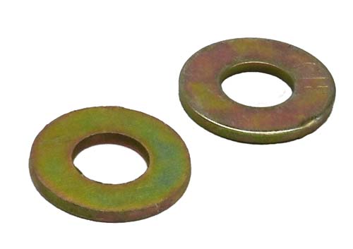 1/4 ZINC/YELLOW SAE (SMALL) FLAT WASHER GRADE 8