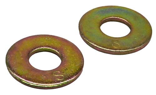 F-93439 1/2 ZINC/YELLOW USS (LARGE) FLAT WASHER GRADE 8