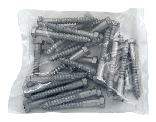 F-98860PB5 5/8 X 6 GALVANIZED HEX HEAD LAG SCREW / BAG QUANTITY: 25 PIECES