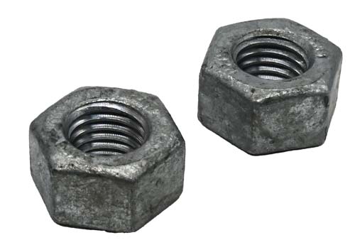 5/8-11 GALVANIZED HEAVY HEX STRUCTURAL NUT A194 GRADE 2H
