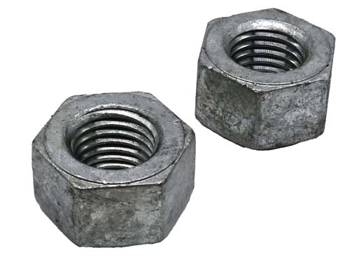 7/8-9 GALVANIZED HEAVY HEX STRUCTURAL NUT A194 GRADE 2H