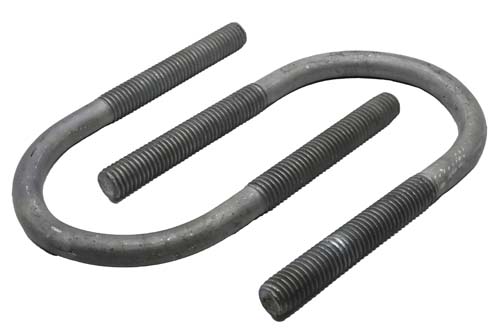 1/2-13 X 5-7/8 OVERALL LENGTH GALVANIZED U-BOLT 3 BETWEEN LEGS 3 THREAD (FOR 2-1/2" PIPE)