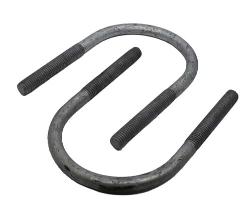 1/2-13 X 6-5/16 OVERALL LENGTH GALVANIZED U-BOLT FOR 3 PIPE - 3-9/16 BTL - 3 THREAD