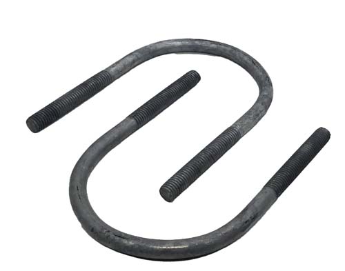 1/2-13 X 4-1/16" ID X 6-5/16" LENGTH X 3" THREAD GALVANIZED U-BOLT (FOR 3-1/2" PIPE)