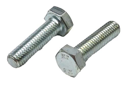 M8-1.25 X 30MM ZINC PLATED HEX HEAD BOLT GRADE 10.9