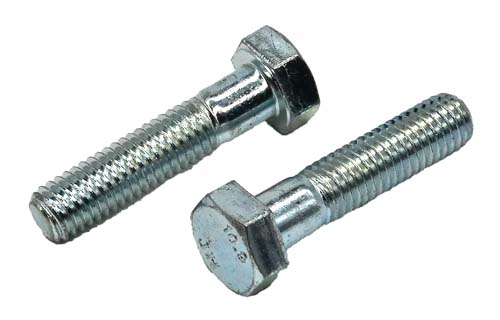 M8-1.25 X 35MM ZINC PLATED HEX HEAD BOLT GRADE 10.9