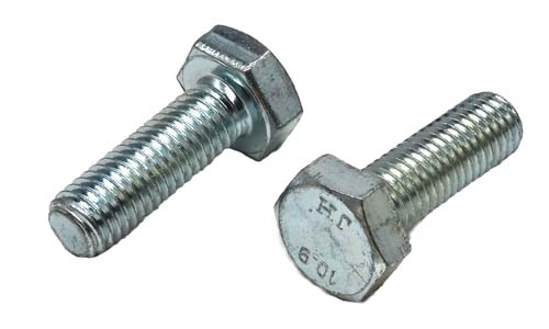 F-42302 M10-1.50 X 30MM ZINC PLATED HEX HEAD BOLT GRADE 10.9