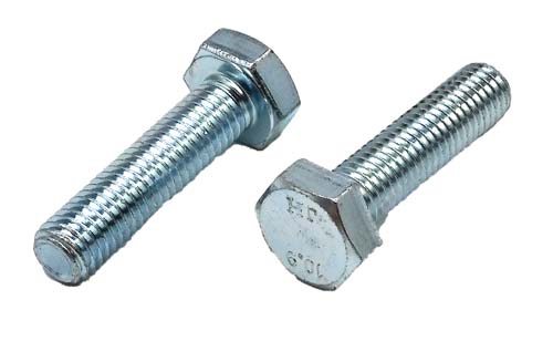 M10-1.50 X 40MM ZINC PLATED HEX HEAD BOLT GRADE 10.9