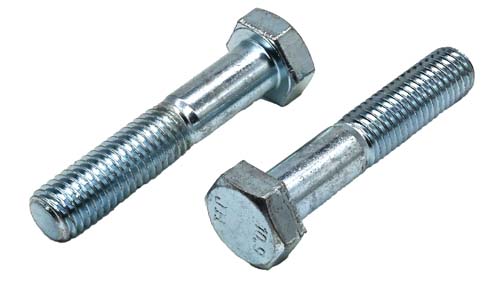 F-42333 M12-1.75 X 60MM ZINC PLATED HEX HEAD BOLT GRADE 10.9