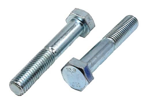 M14-2.00 X 100MM ZINC PLATED HEX HEAD BOLT GRADE 10.9