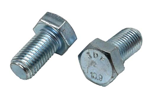 M16-2.00 X 30MM ZINC PLATED HEX HEAD BOLT GRADE 10.9