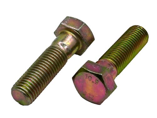 F-42400 M16-2.00 X 55MM ZINC PLATED HEX HEAD BOLT GRADE 10.9