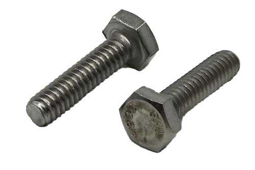 1/4-20 X 1 STAINLESS STEEL FULL THREAD HEX HEAD BOLT GRADE 304 (18-8)