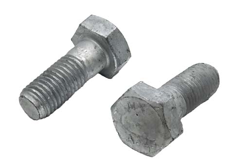 3/4-10 X 2 GALVANIZED HEAVY HEX HEAD STRUCTURAL BOLT GRADE A325