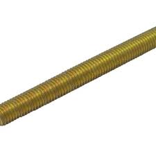 1/2-13 X 6-1/2 ZINC/YELLOW FULL THREAD STUD A193 GRADE B7